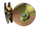 24-2100 - Pulley Sgl. Vee 1/2" 17mm 3.4" 6-Series / 94 Series
