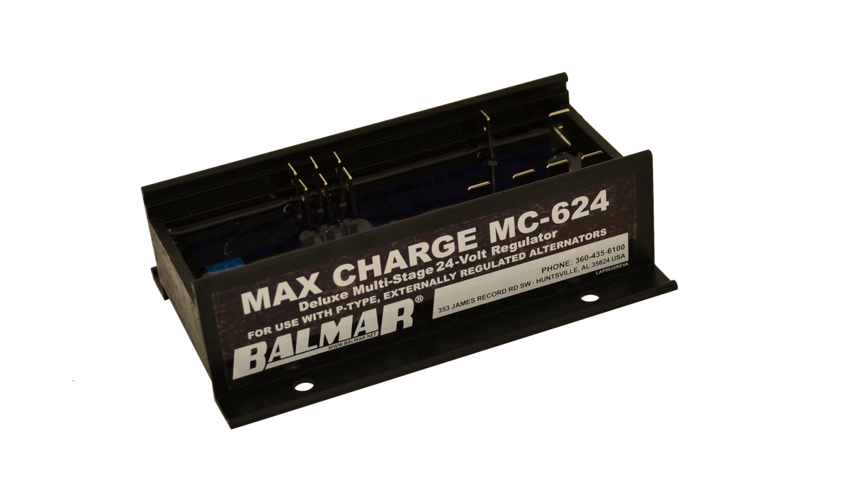 MC-624 - Balmar 24V Alternator Voltage Regulator (10A Max Field Current)