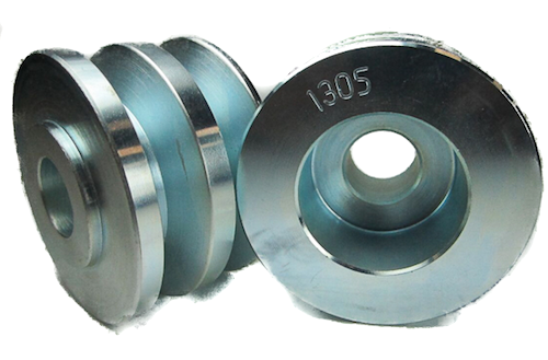 1305 - Pulley Dual Vee 5/8" 17mm 2.2" 6-Series / 94 Series