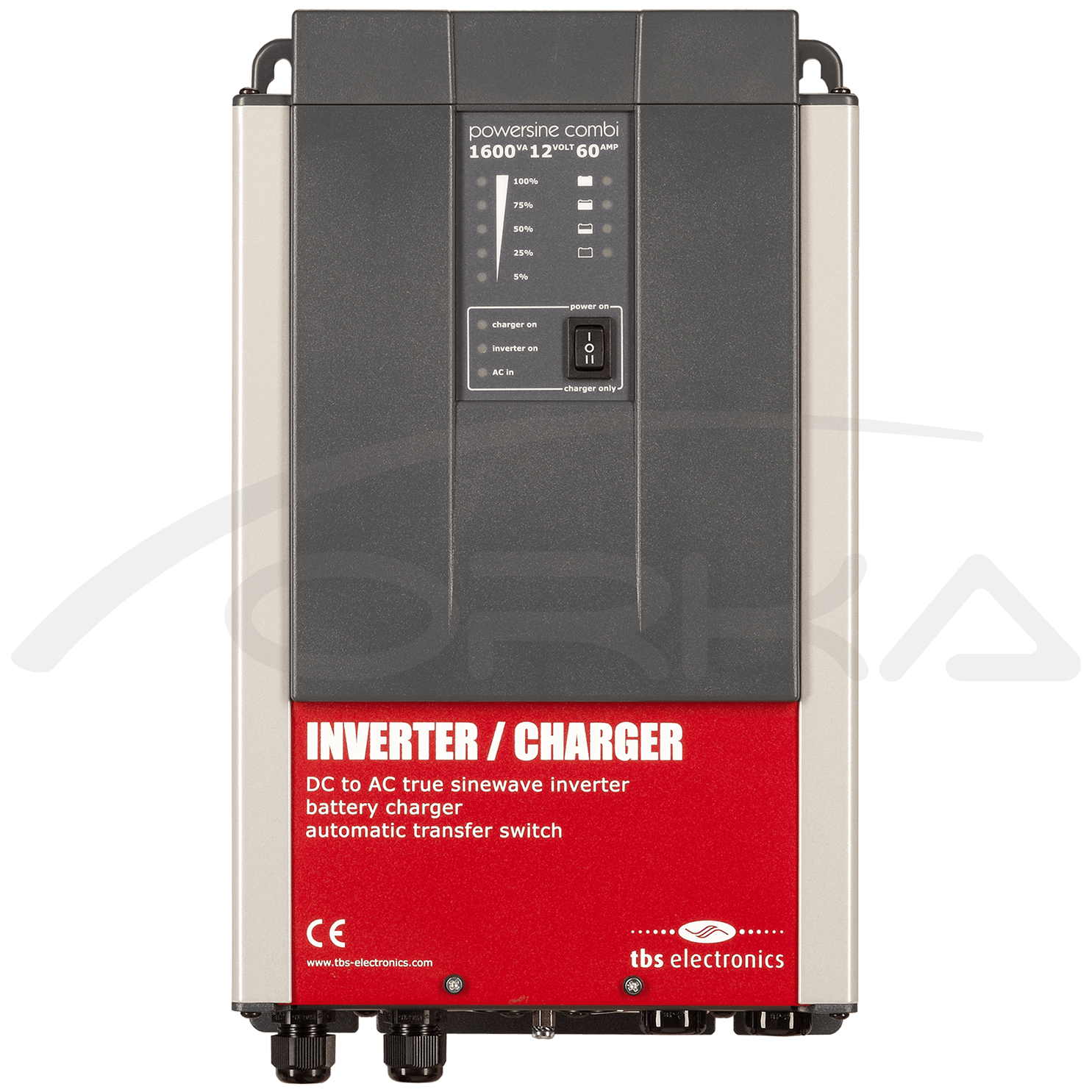 PSC1600-12-60 | Powersine Combi 1600-12-60 (12Vdc in, 1600W P10 out, 60A out)