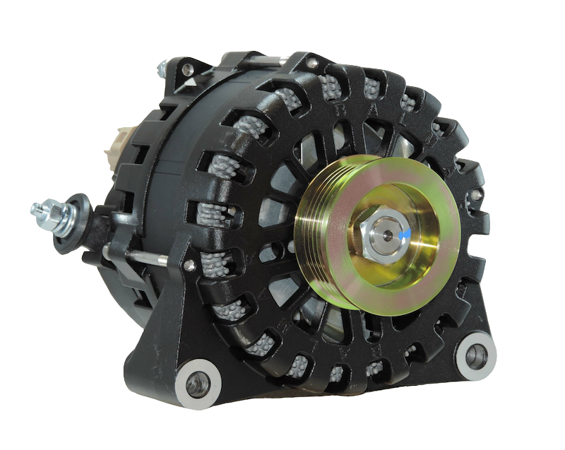 XT-VT-250-IR - Alternator, XT Series for Wakeboats, 250A, 12V, Vortec Mount, K6 Serpentine Pulley, Case Ground, Internal Regulator