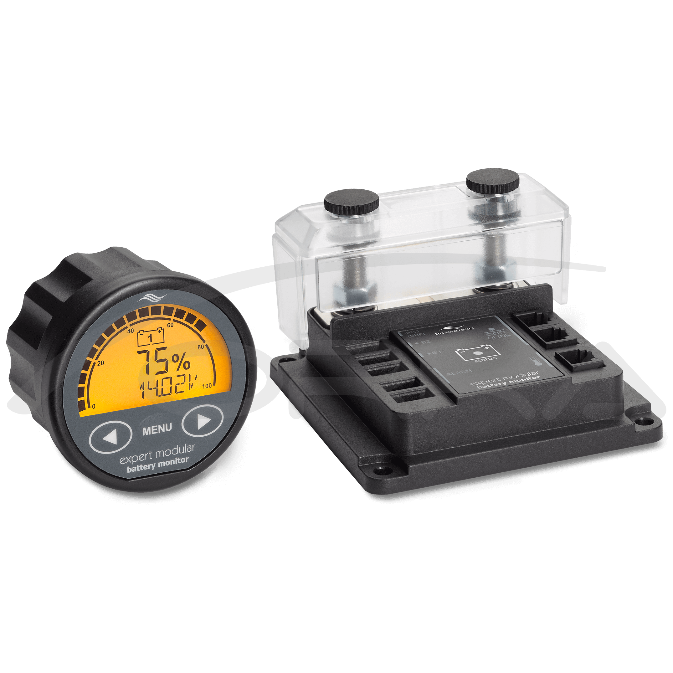 Expert Modular (7..70Vdc, 3 batt.bank, adv. feat., incl. 600A shunt + cables)