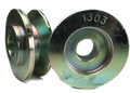 1303 - Pulley Single Vee 1/2" 17mm 2.2" 6-Series / 94 Series