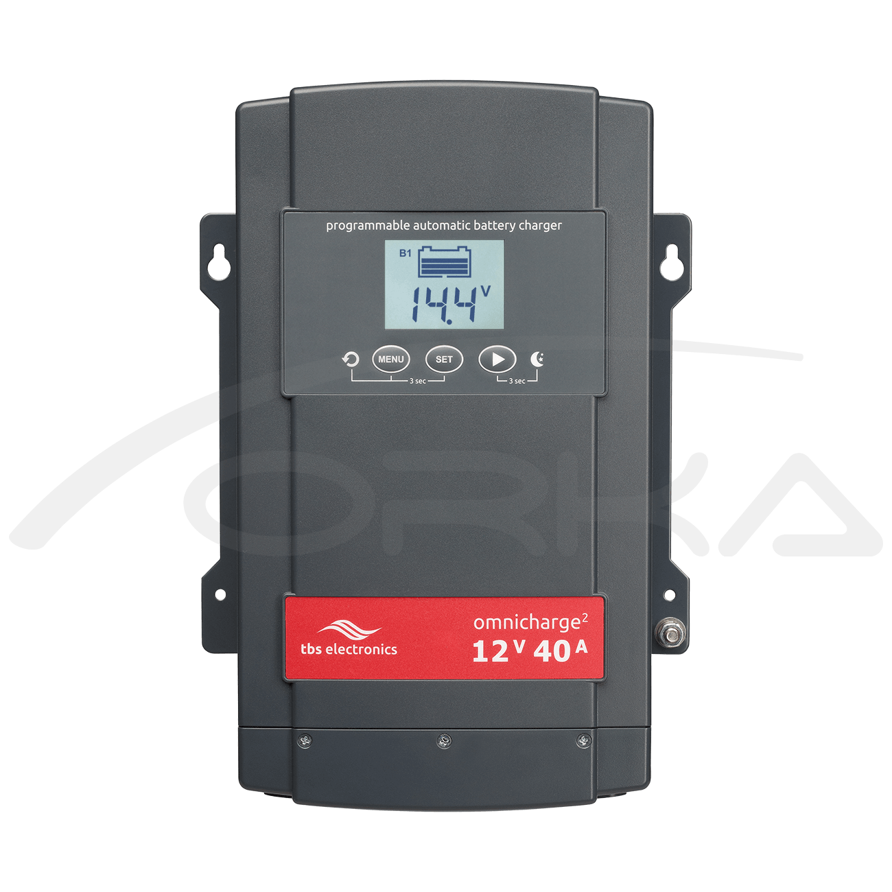 OC12-40 | Omnicharge2 12-40 (90-265Vac in, 12V out, 40A out, 3 outputs)