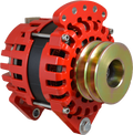 XT-DF-24-90-DV - Alternator, XT Series, 90A, 24V, Saddle Mount (Dual Foot), 3.15in, Dual Deep Vee Pulley, Case Ground