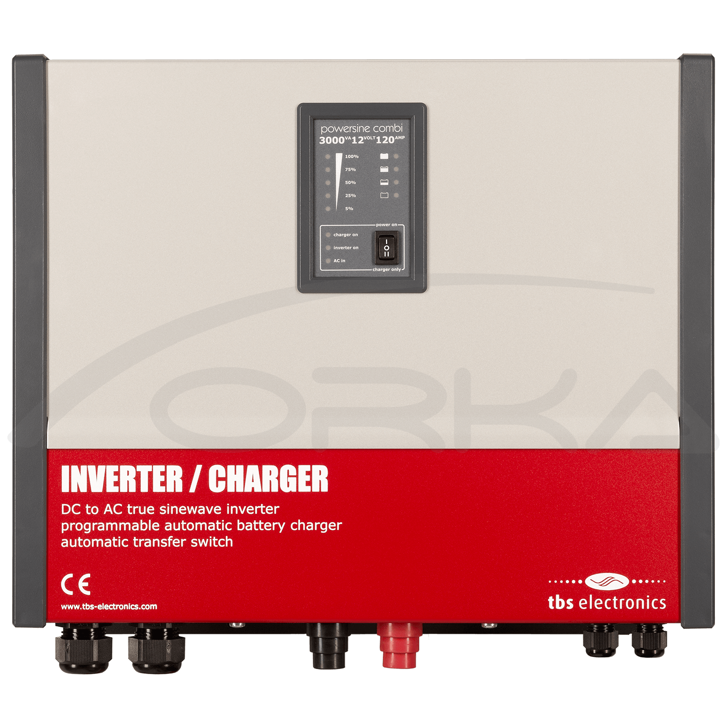 PSC3000-12-120 | Powersine Combi 3000-12-120 (12Vdc in, 3000W P10 out, 120A out)