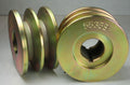 5535-B - Pulley  Dual, 2.7" x 1/2" V .875"