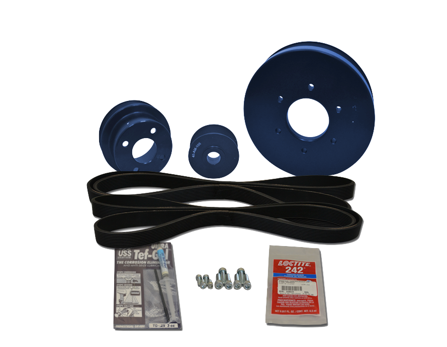 48-FSP-100 - Perkins Serpentine Pully Kit Ford/Lehman 100