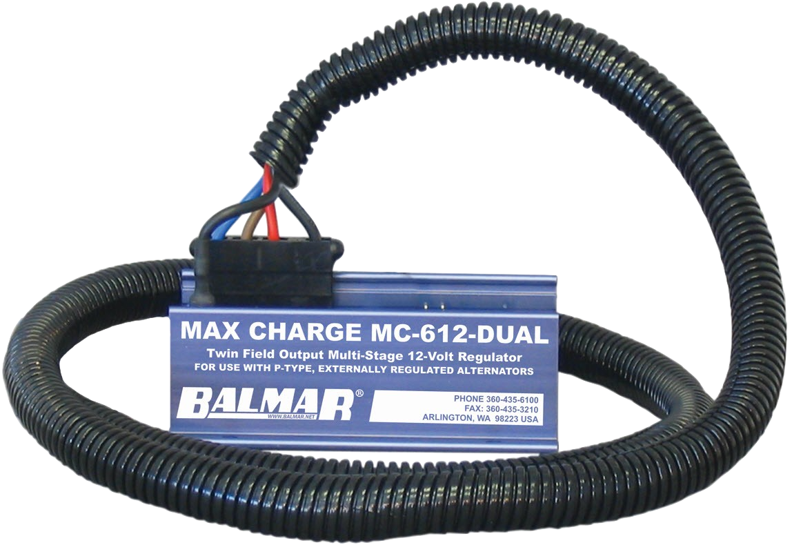 MC-612-DUAL-H - Balmar 12V Alternator Voltage Regulator with Wiring Harness